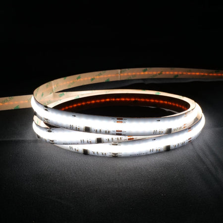 Digital Pixel RGB CCT COB Strip 24V IP20 840 LEDs/m WS2805 15mm Wide — view 6 — House of LEDs UK