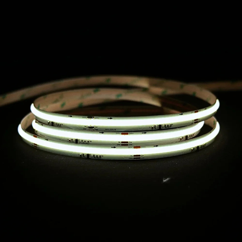 Digital Pixel SPI 2811 COB Strip Natural White 4000K 24V IP20 — House of LEDs UK