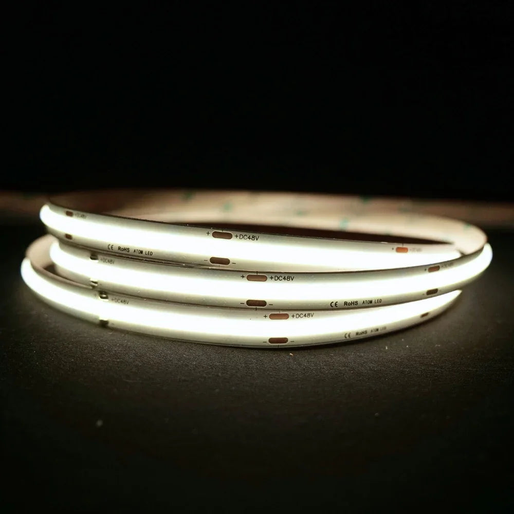 Extra Long Natural White 4000K COB LED Strip 48V 480LEDs/m IP20 — House of LEDs UK