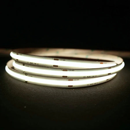Extra Long Natural White 4000K COB LED Strip 48V 480LEDs/m IP20 — House of LEDs UK