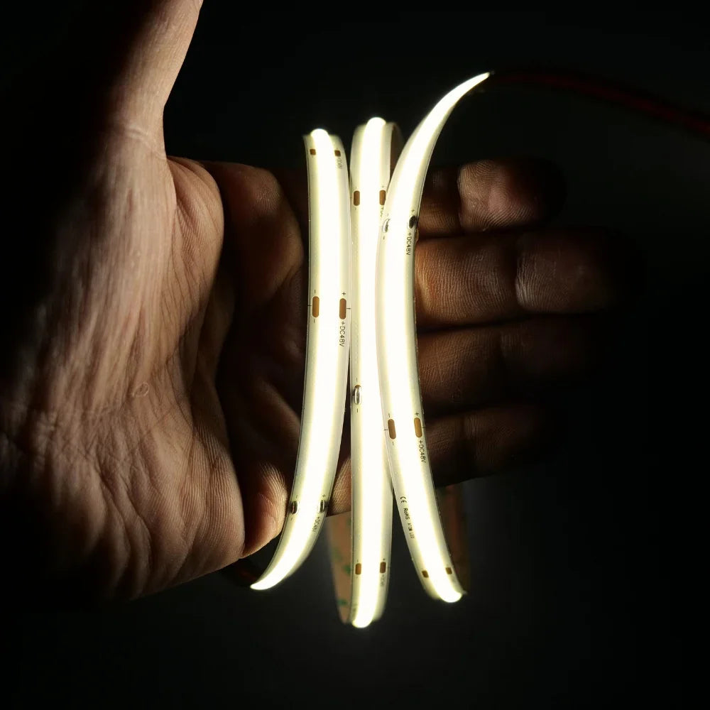 Natural White 4000K COB LED Strip 24V 480LEDs/m IP20 20m Run — view 3 — House of LEDs UK