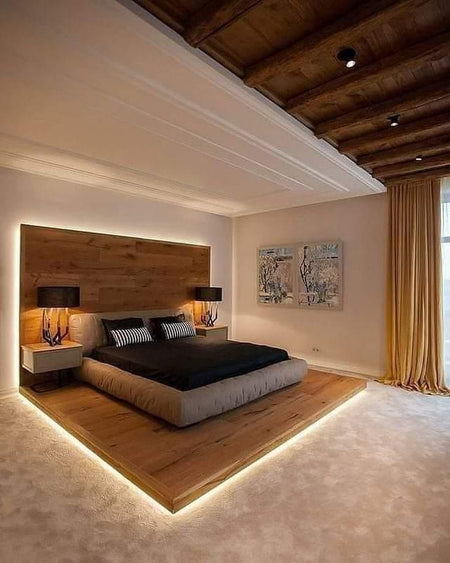 Warm White LED Neon Flex 220V 240V 8x16mm 120LEDs/m IP67 Waterproof with UK Plug - ATOM LED