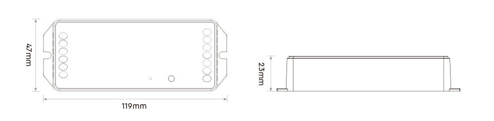 Miboxer 2 in 1 LED Controller (2.4GHz) Output Max 20A PR2 — view 2 — House of LEDs UK