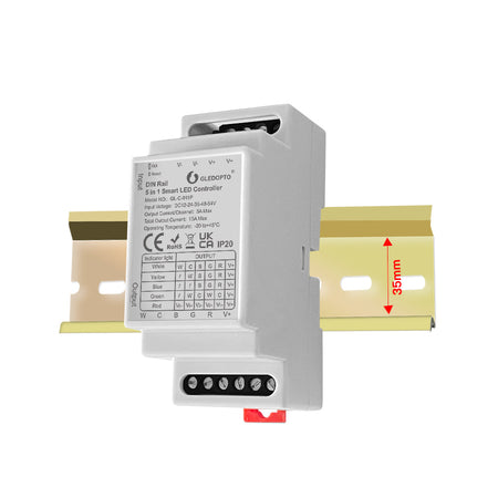 GLEDOPTO 35mm Din Rail Mount 5 in 1 Zigbee Smart Controller GL-C-011P — House of LEDs UK