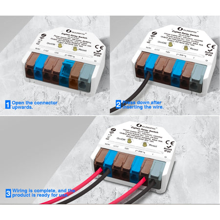 GLEDOPTO Zigbee Relay Switch AC Switch Dimmer Control Box 12V-48VDC or AC 230V GL-C-310P — view 7 — House of LEDs UK