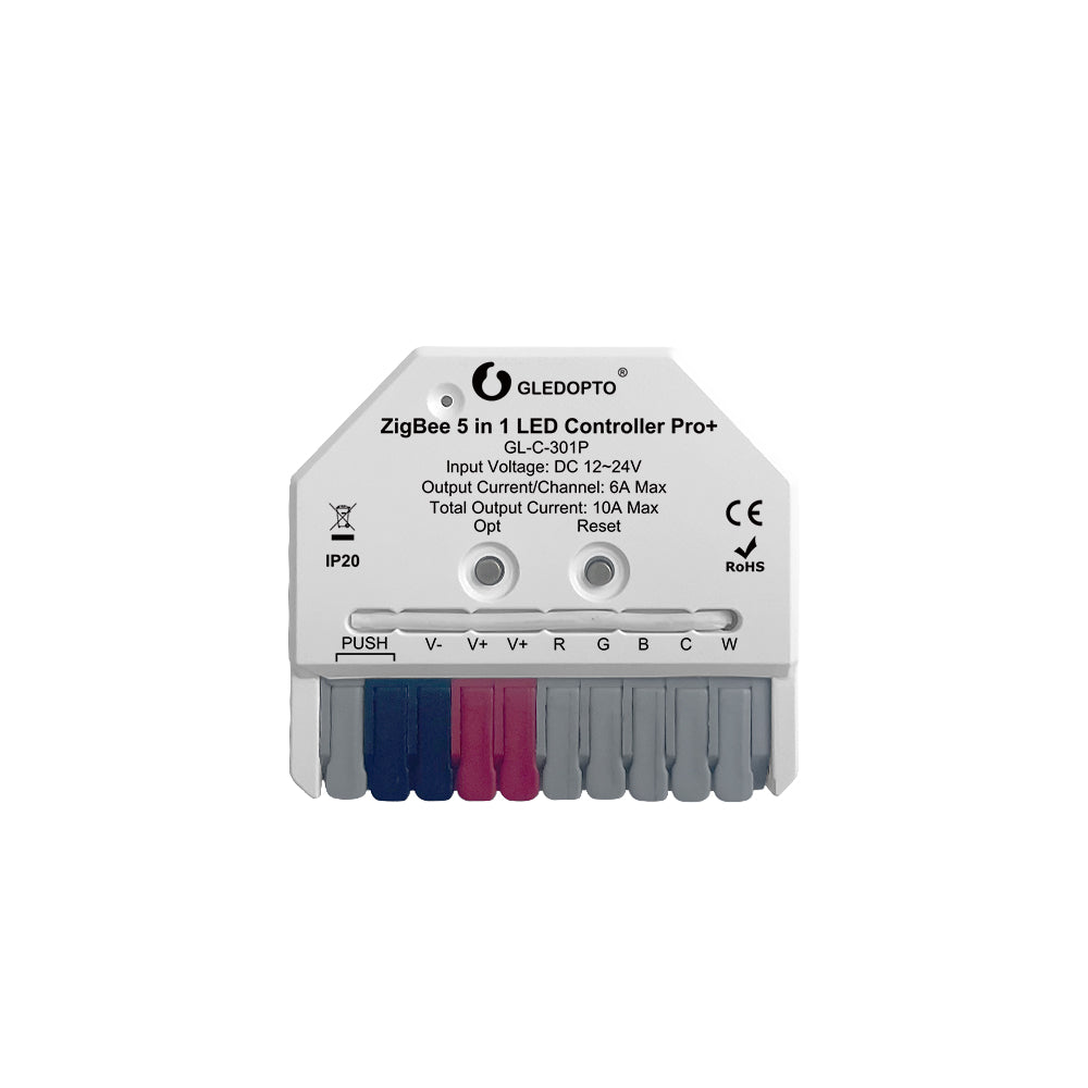 GLEDOPTO ZigBee Pro+ Ultra Mini Wi-Fi 5 in 1 LED Smart Controller GL-C-301P — view 16 — House of LEDs UK