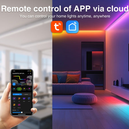 GLEDOPTO Tuya SPI Pixel Controller RGBCCT RGBW RGB WiFi LED Controller Music Sync Work with Smart Life Google Alexa Yandex GL-SPI-206W — view 7 — House of LEDs UK