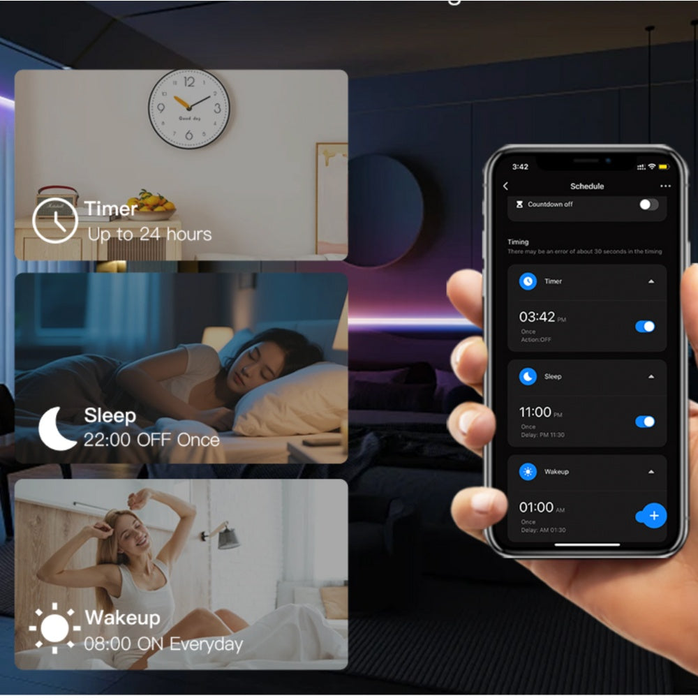 GLEDOPTO Tuya SPI Pixel Controller RGBCCT RGBW RGB WiFi LED Controller Music Sync Work with Smart Life Google Alexa Yandex GL-SPI-206W — view 8 — House of LEDs UK