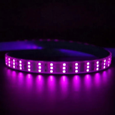 RGB LED Strip 5050 220V 240V 144LEDs/m IP65 Dimmable with Remote — view 4 — House of LEDs UK