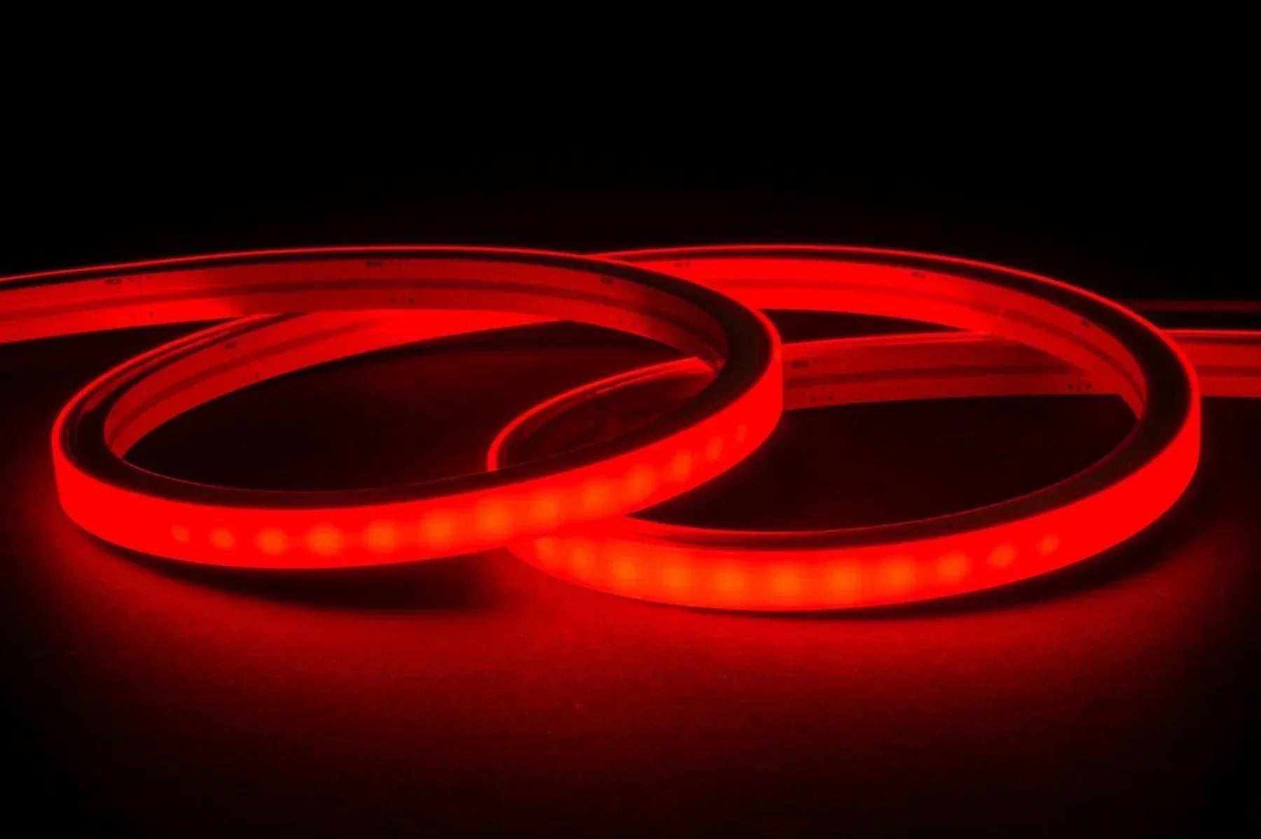 Red LED Neon Flex 220V 240V Top Bend 20cm Cutting IP65 with UK Plug — view 5 — House of LEDs UK
