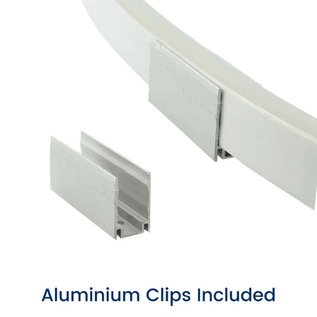 Warm White LED Neon Flex AC 220V 240V 8x16mm 120LEDs/m IP65 Waterproof with UK Plug - ATOM LED