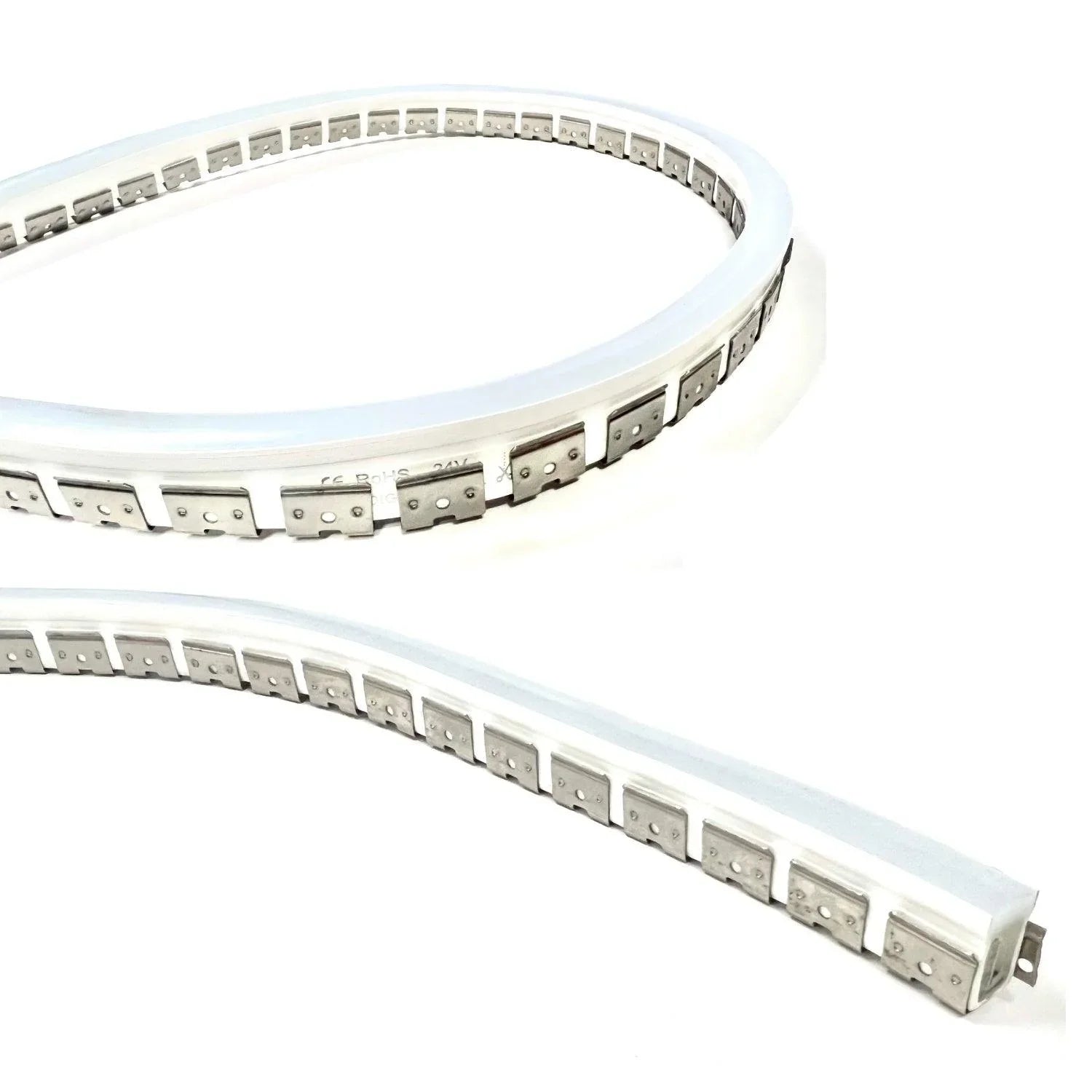 LED Neon Flex Bendable Aluminium Channel Mounting Track for 6x12mm Neon Flex 1 Metre — House of LEDs UK