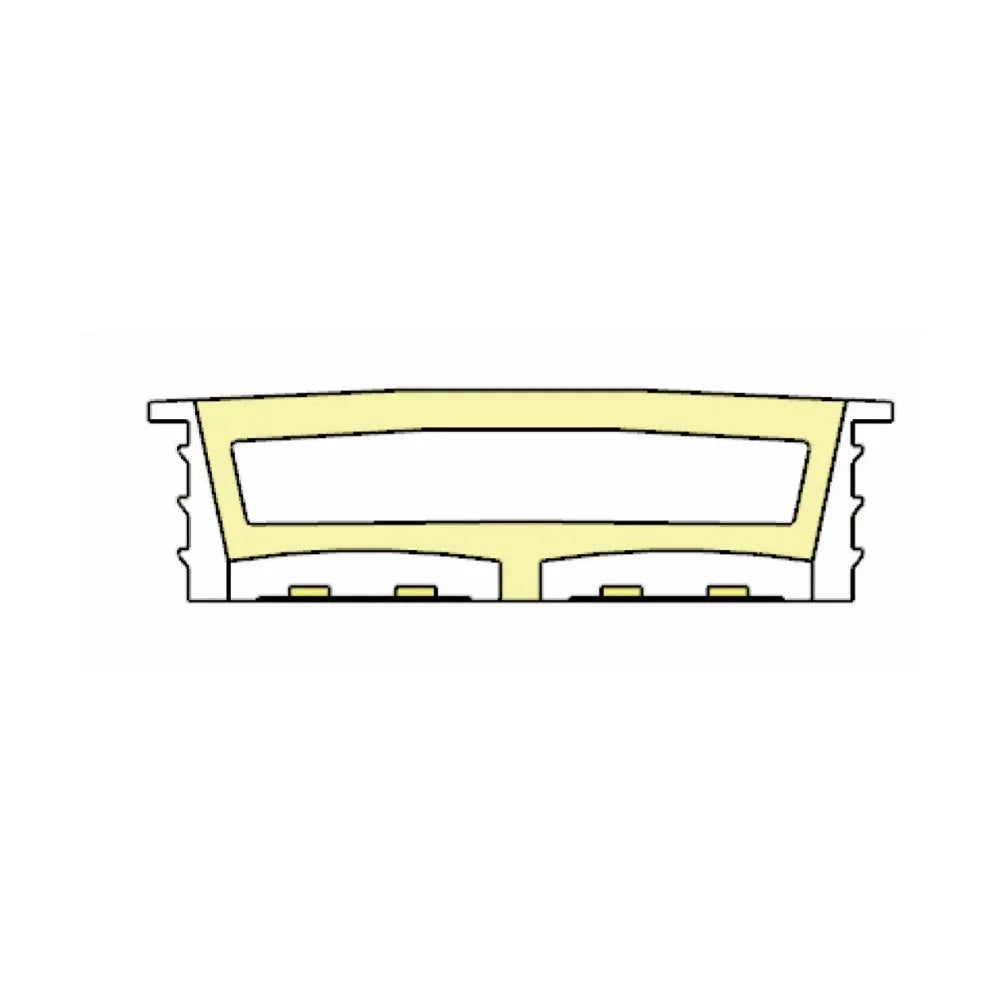 LED Strip Silicone Neon Flex Profile Cover Body Flexible Bendable 50x15mm — view 4 — House of LEDs UK