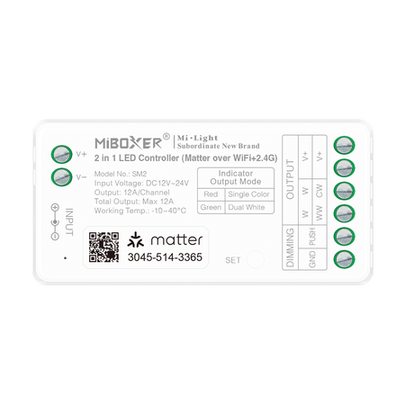 MiBoxer SM2 LED controller - product front view