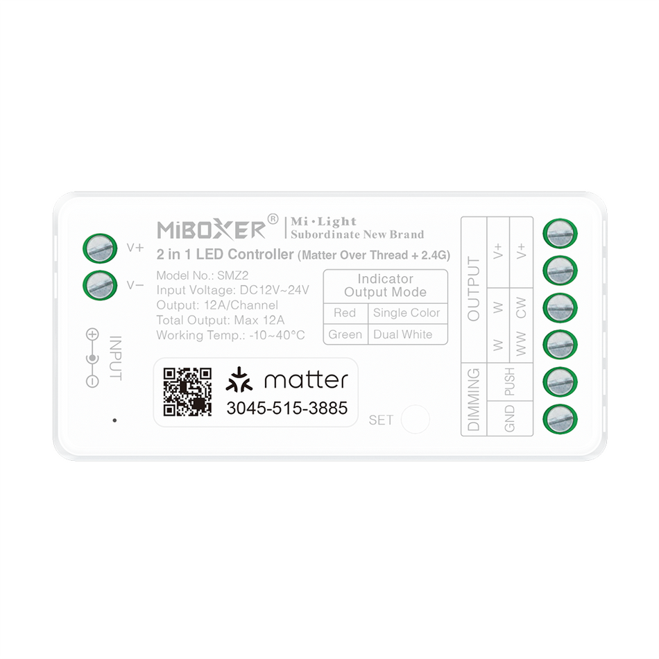 MiBoxer SMZ2 LED controller - product front view