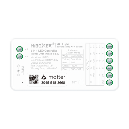 MiBoxer SMZ5 LED controller - product front view