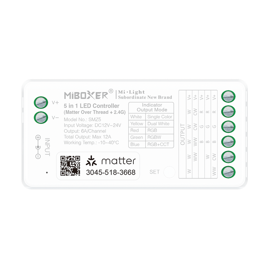 MiBoxer SMZ5 LED controller - product front view
