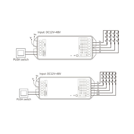 Miboxer 5 in 1 LED Controller (Zigbee 3.0 + 2.4G) Output Max 20A PZ5 — view 6 — House of LEDs UK