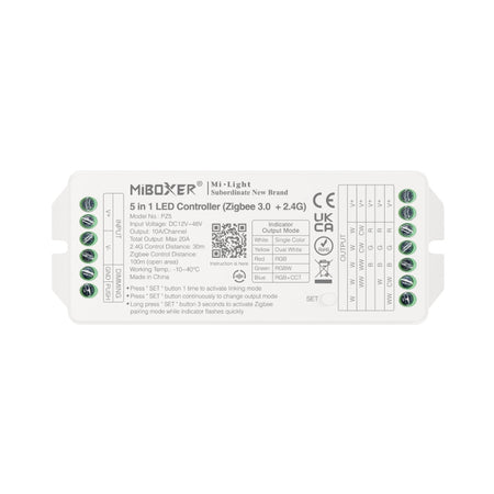 Miboxer 5 in 1 LED Controller (Zigbee 3.0 + 2.4G) Output Max 20A PZ5 — House of LEDs UK