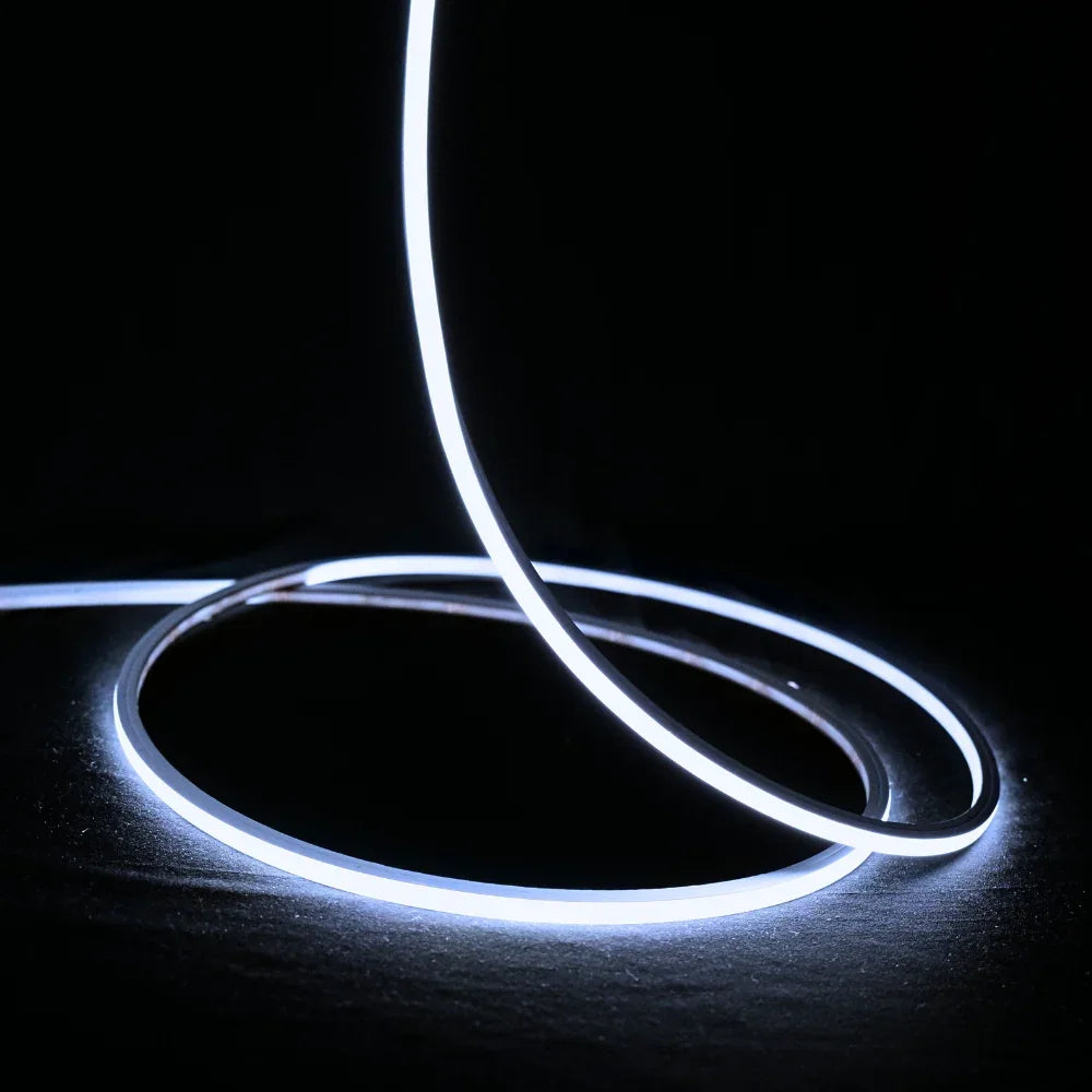 Mini Cool White Neon Flex 6000K 24V Top Bend 4.5x4.5mm IP65 Waterproof 240LEDs/m — view 2 — House of LEDs UK