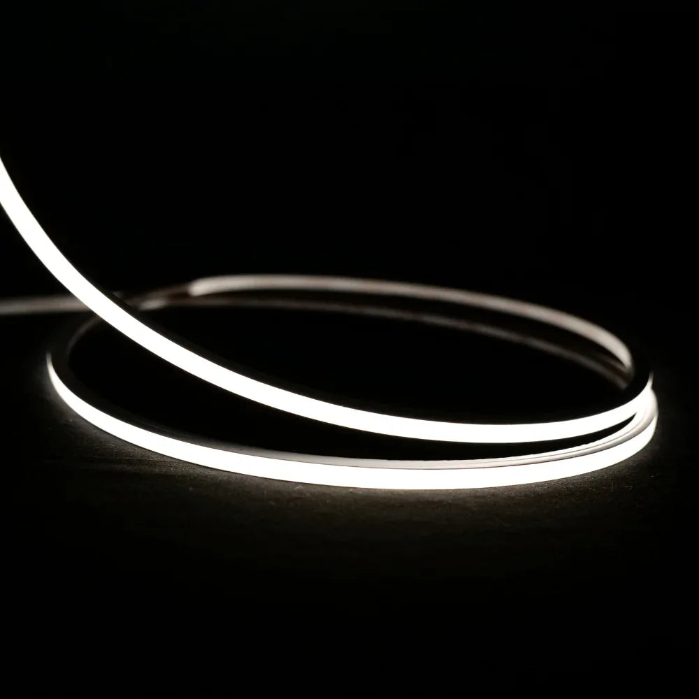 Mini Natural White Neon Flex 4000K 24V Top Bend 4.5x4.5mm IP65 Waterproof 240LEDs/m — House of LEDs UK