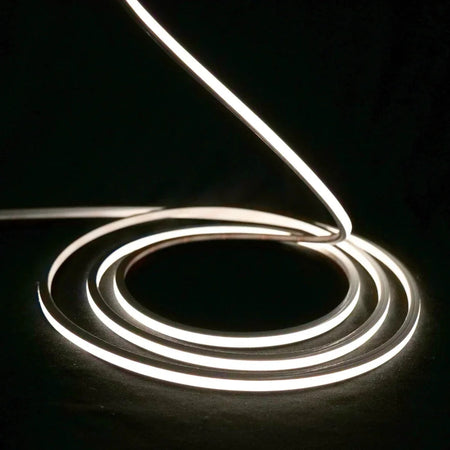 Mini Natural White Neon Flex 4000K 24V Top Bend 4.5x4.5mm IP65 Waterproof 240LEDs/m — view 4 — House of LEDs UK