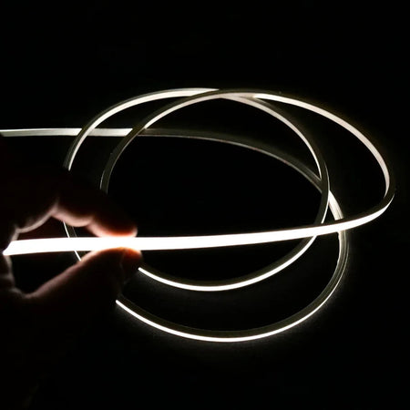 Mini Natural White Neon Flex 4000K 24V Top Bend 4.5x4.5mm IP65 Waterproof 240LEDs/m — view 3 — House of LEDs UK