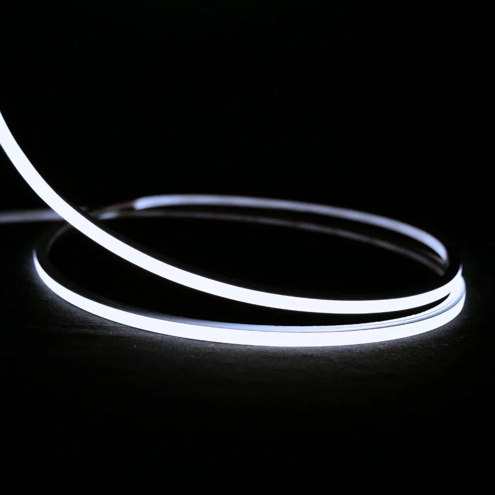 Mini Cool White Neon Flex 6000K 24V Top Bend 4.5x4.5mm IP65 Waterproof 240LEDs/m — House of LEDs UK