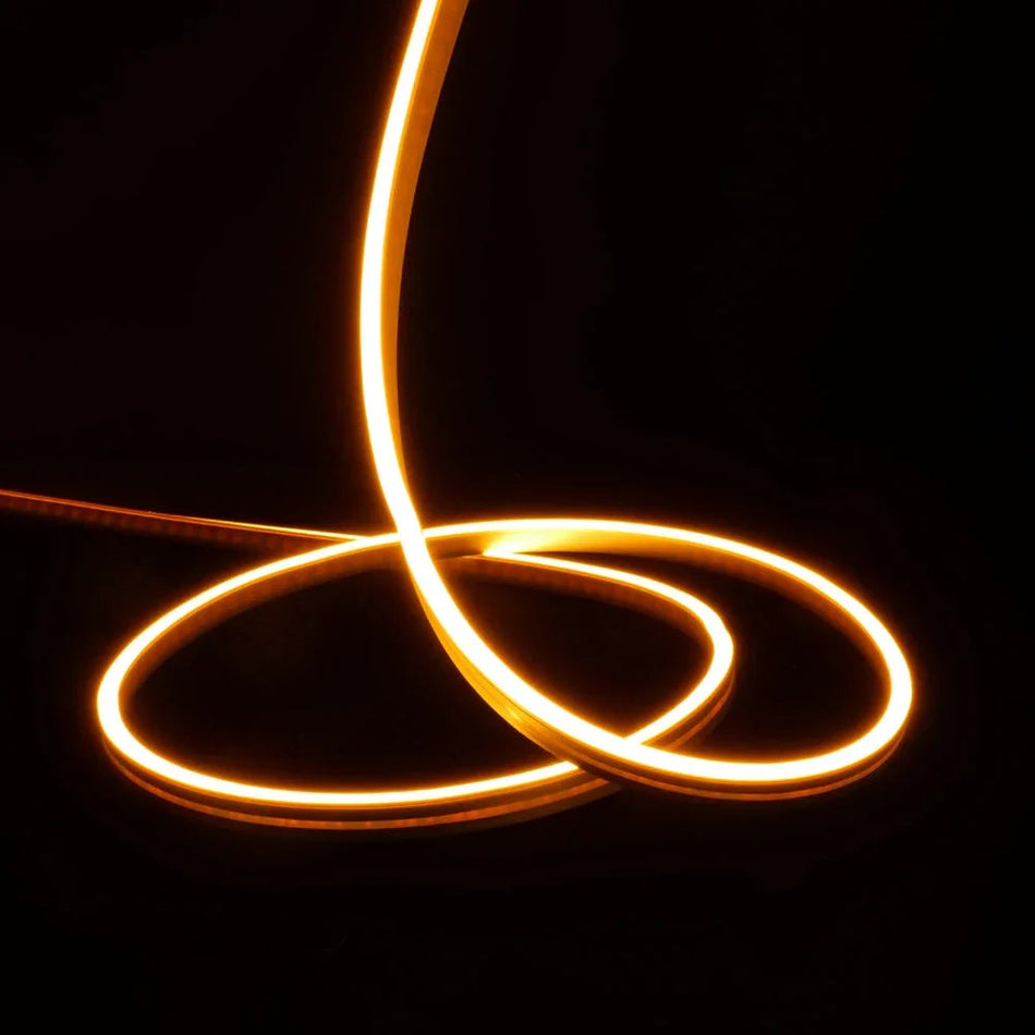 Mini Orange Neon Flex 6000K 24V 6x12mm IP65 Waterproof 15m — House of LEDs UK