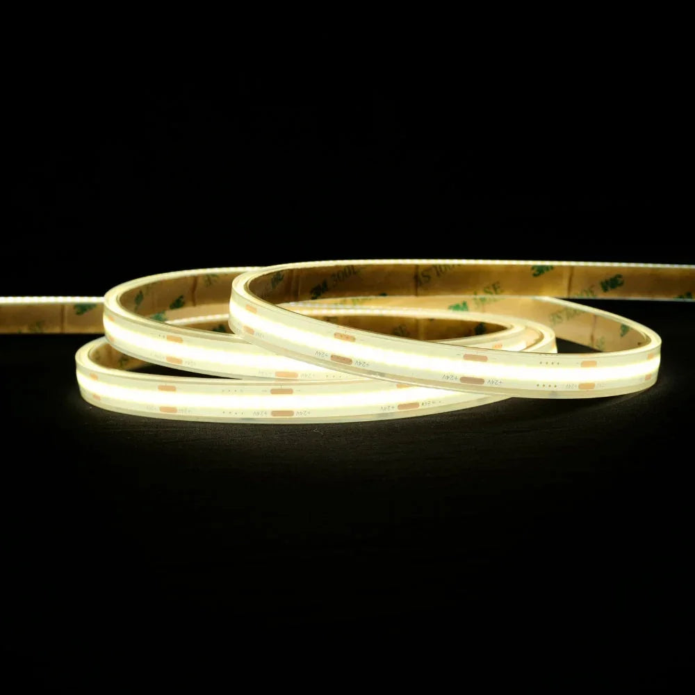 Natural White 4000K COB LED Strip 24V 384 LEDs/m IP68 Waterproof — view 2 — House of LEDs UK