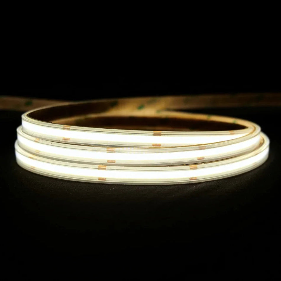 Natural White 4000K COB LED Strip 48V 480LEDs/m IP67 Waterproof 30m Run — House of LEDs UK