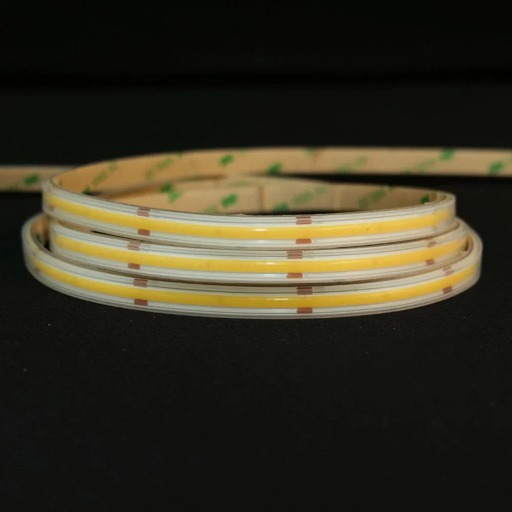 Warm White 2700K COB LED Strip 24V 480LEDs/m IP67 Waterproof 20m Run — ATOM LED