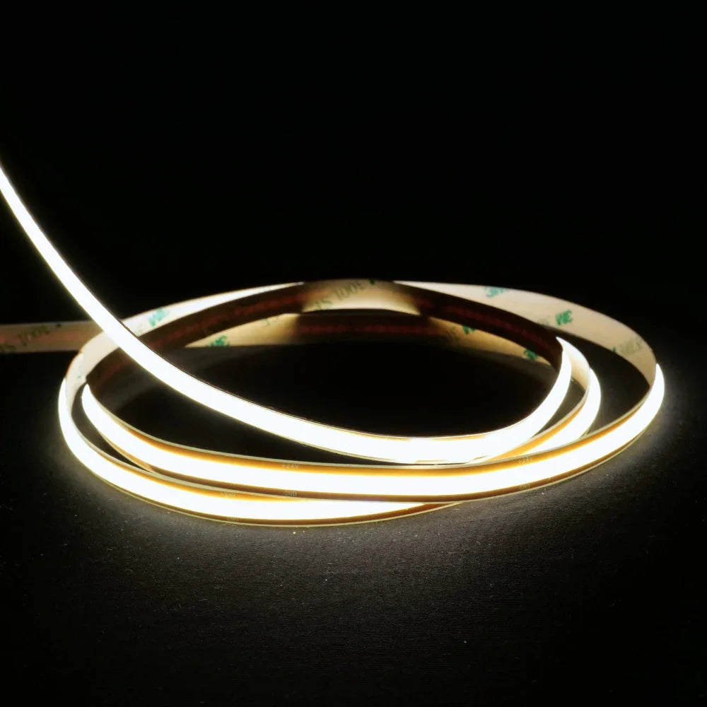 Natural White 4000K COB LED Strip 24V 480LEDs/m IP20 Cut Anywhere — view 4 — House of LEDs UK