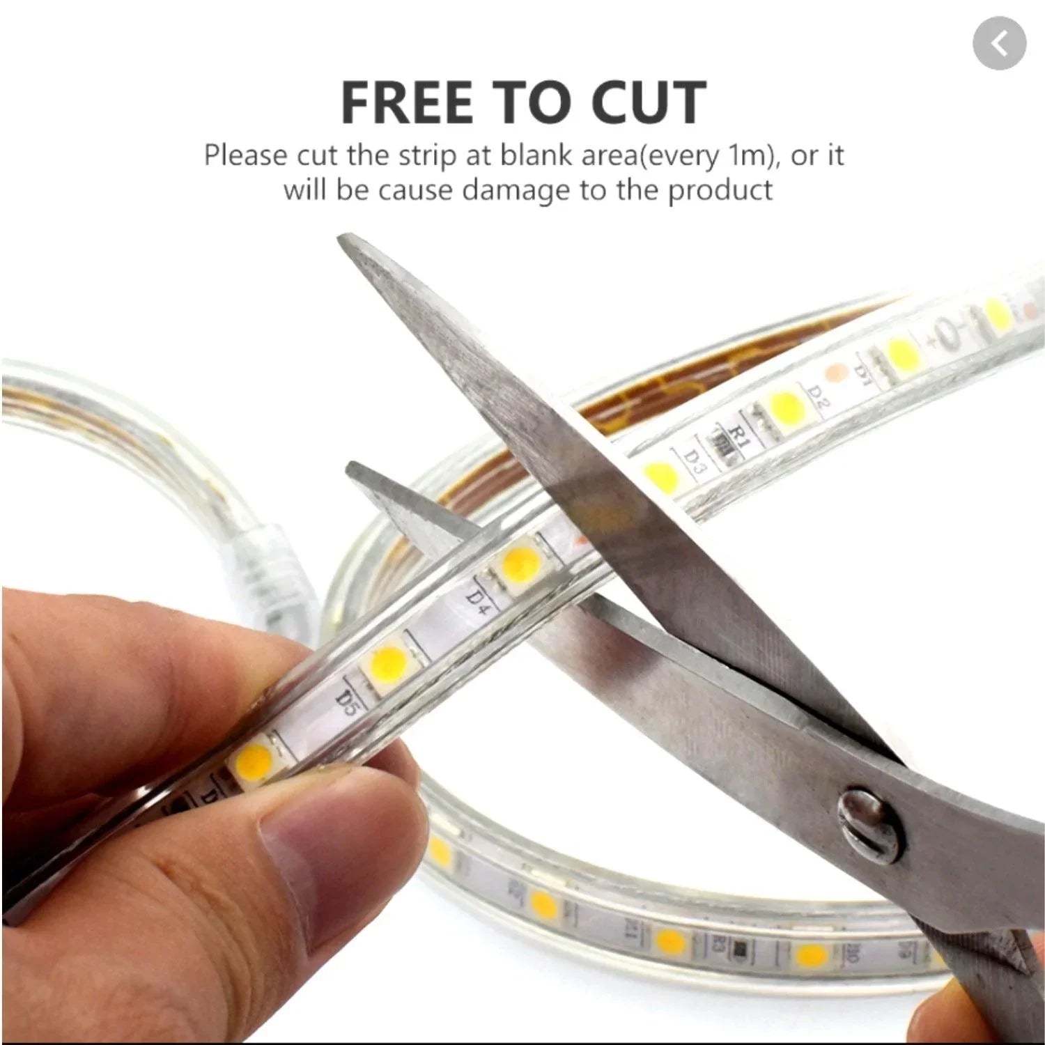 RGB LED Strip 220V 240V IP65 60LED/m Dimmable with Remote Kit — view 14 — House of LEDs UK
