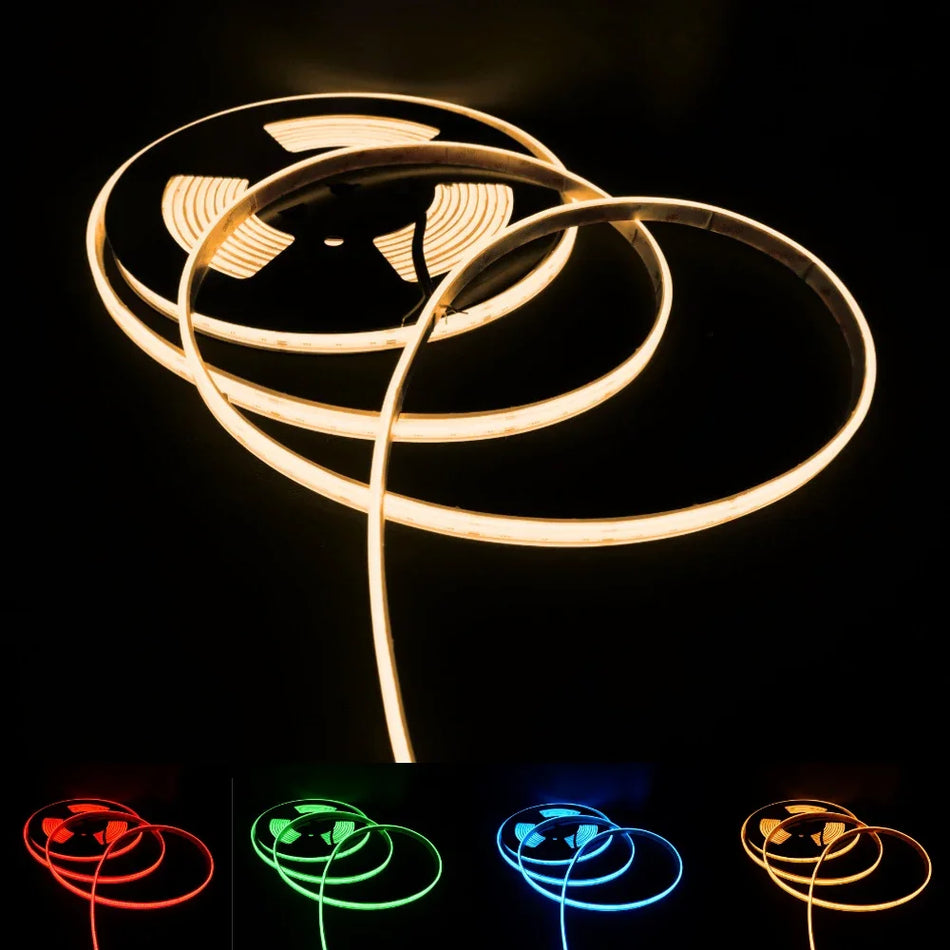 RGBW (Warm White) COB LED Strip 24V IP68 Waterproof 784 LEDs/m — House of LEDs UK