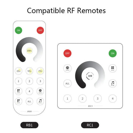 Remote for SP636E DC5-24V Addressable LED Strip Controller RB1 — view 5 — House of LEDs UK