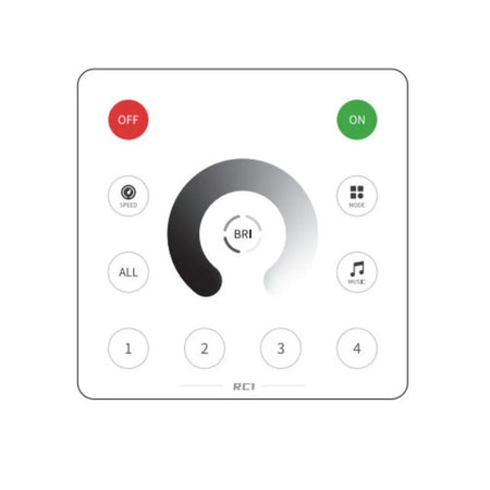 Wall Panel Remote for SP636E DC5-24V Addressable LED Strip Controller RC1 — House of LEDs UK