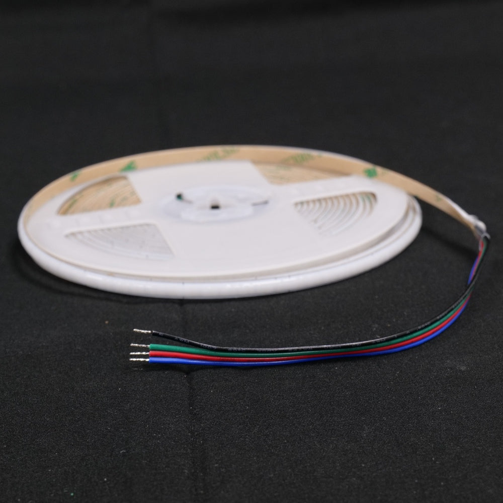 Slim RGB COB LED Strip 24V IP20 nonWaterproof 576 LEDs/m 5 Metre 5mm — view 10 — House of LEDs UK