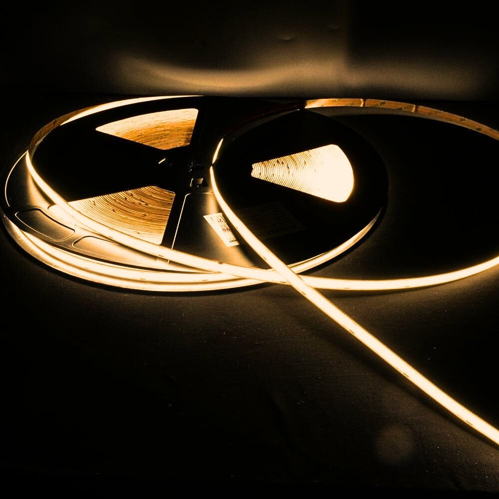 Ultra Long Warm White 2700K COB LED Strip 48V 480LEDs/m IP20 30M — view 2 — House of LEDs UK