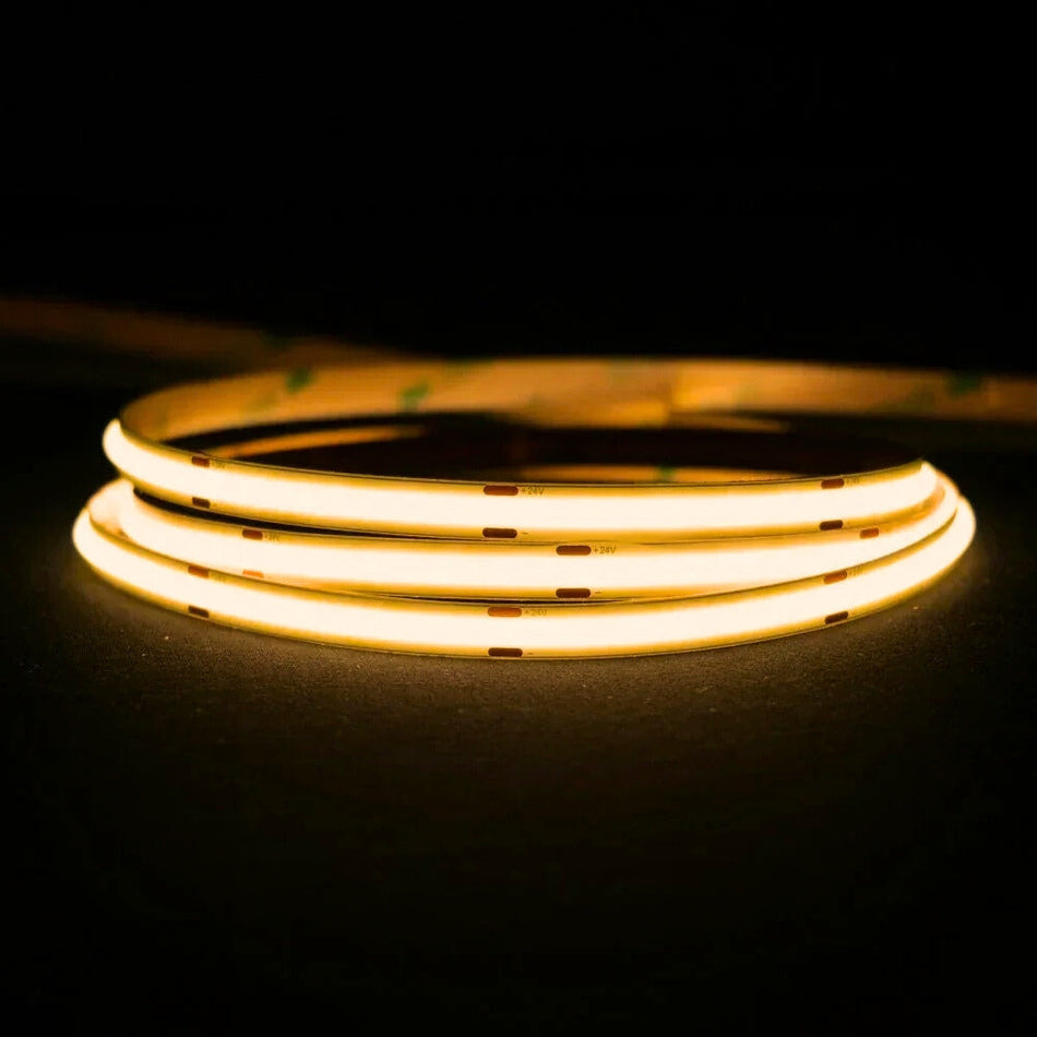 Ultra Long Warm White 2700K COB LED Strip 48V 480LEDs/m IP20 30M — House of LEDs UK