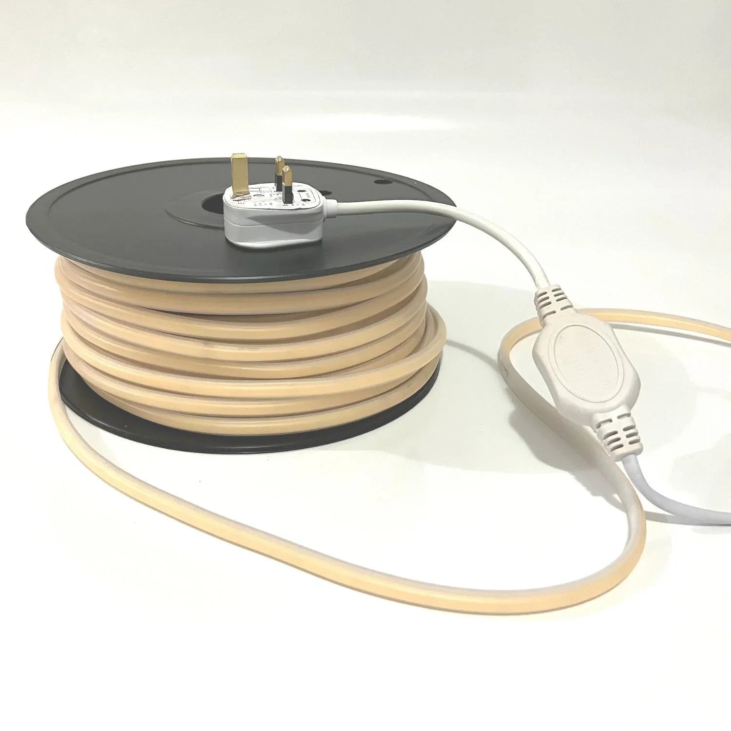 COB LED Strip 220V 240V Cool White Neon Flex 6000K 288 LEDs/m IP65 with UK Plug - ATOM LED