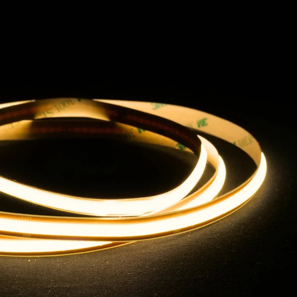 Warm White 3000K COB LED Strip 24V 480LEDs/m IP20 Cut Anywhere — view 3 — House of LEDs UK