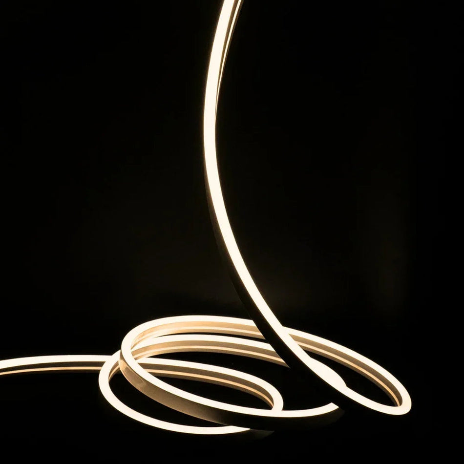 Warm White LED Neon Flex 220V 240V Wireless 8x16mm 120LEDs/m IP65 with UK Plug — House of LEDs UK