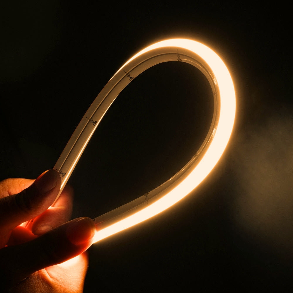 Warm White Neon Flex 2700K 24V 10x10mm Dual Bend IP67 Waterproof 12m — view 3 — House of LEDs UK