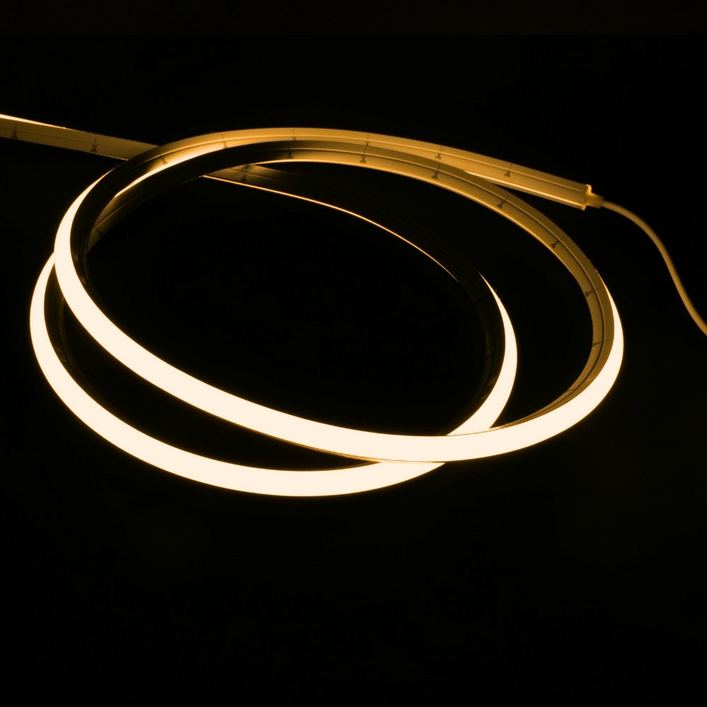 Warm White Neon Flex 2700K 24V 10x10mm Dual Bend IP67 Waterproof 12m — view 6 — House of LEDs UK