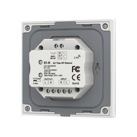 AC Triac Glass Touch Panel Dimmer S1 - T - House of LEDS