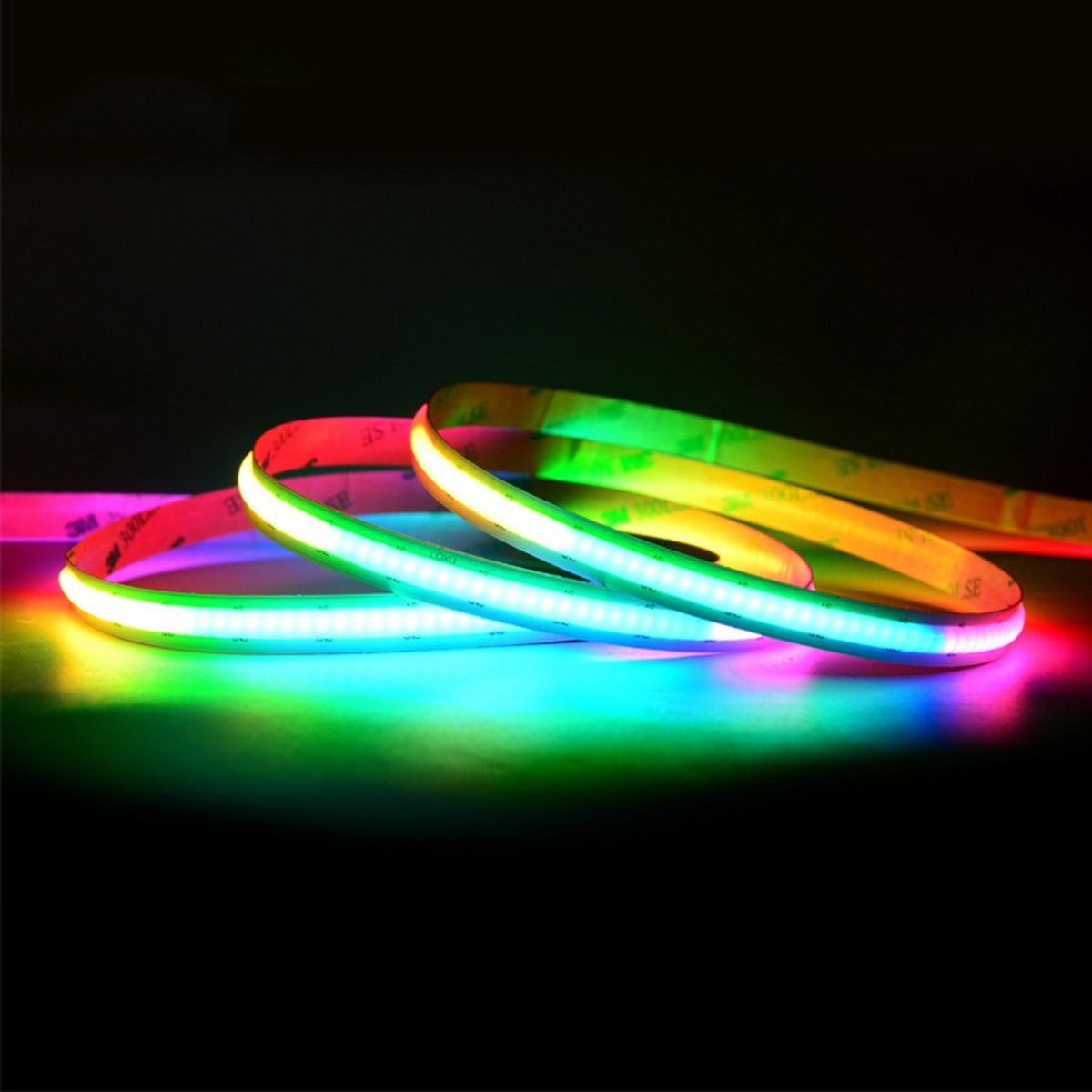 Addressable COB RGB LED Strip 24V Digital Pixel IP20 Waterproof 720 LEDs/m 10 Metre Strip Only - House of LEDS