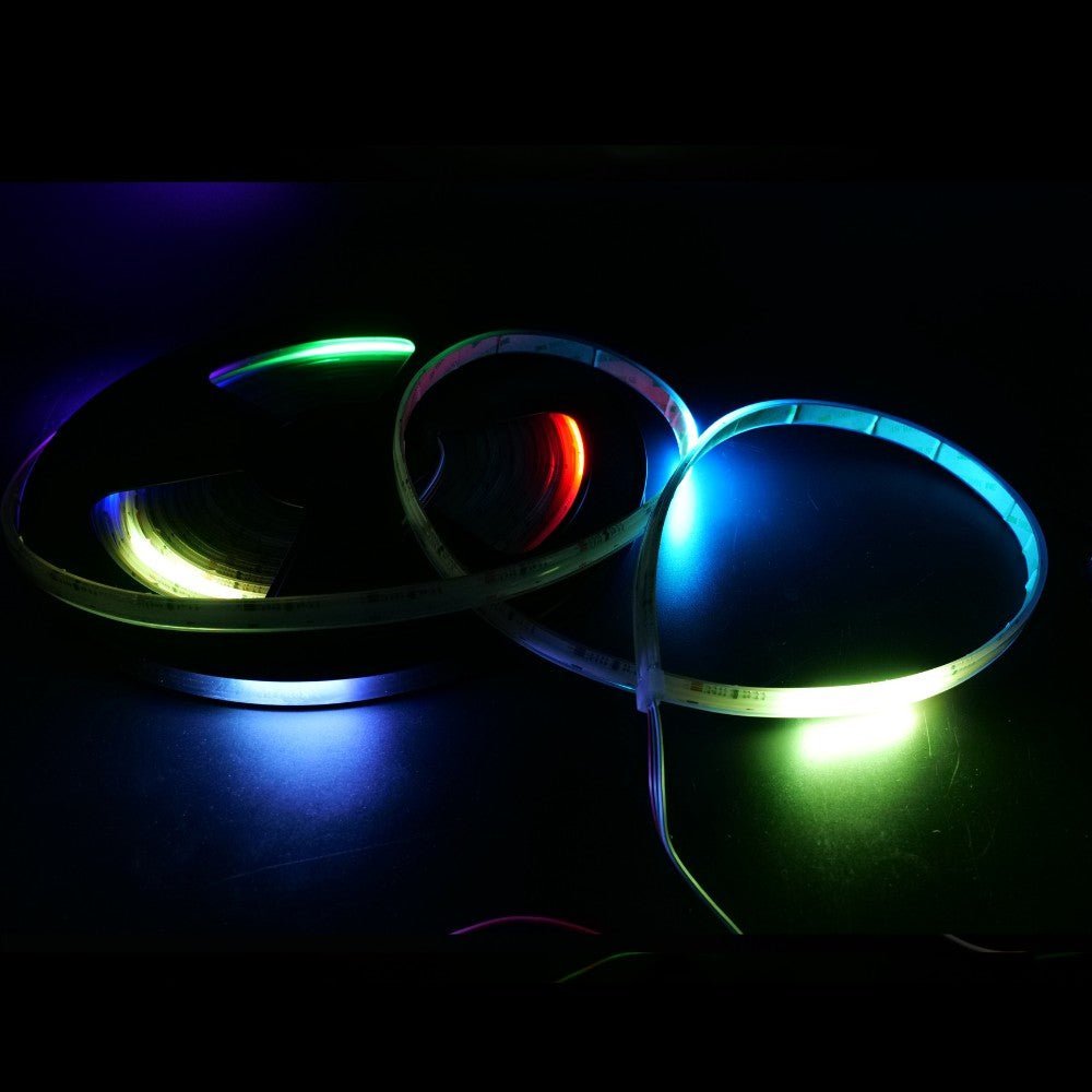 Addressable COB RGB LED Strip 24V Digital Pixel IP68 Waterproof 720 LEDs/m WS2811 10 Metre - House of LEDS