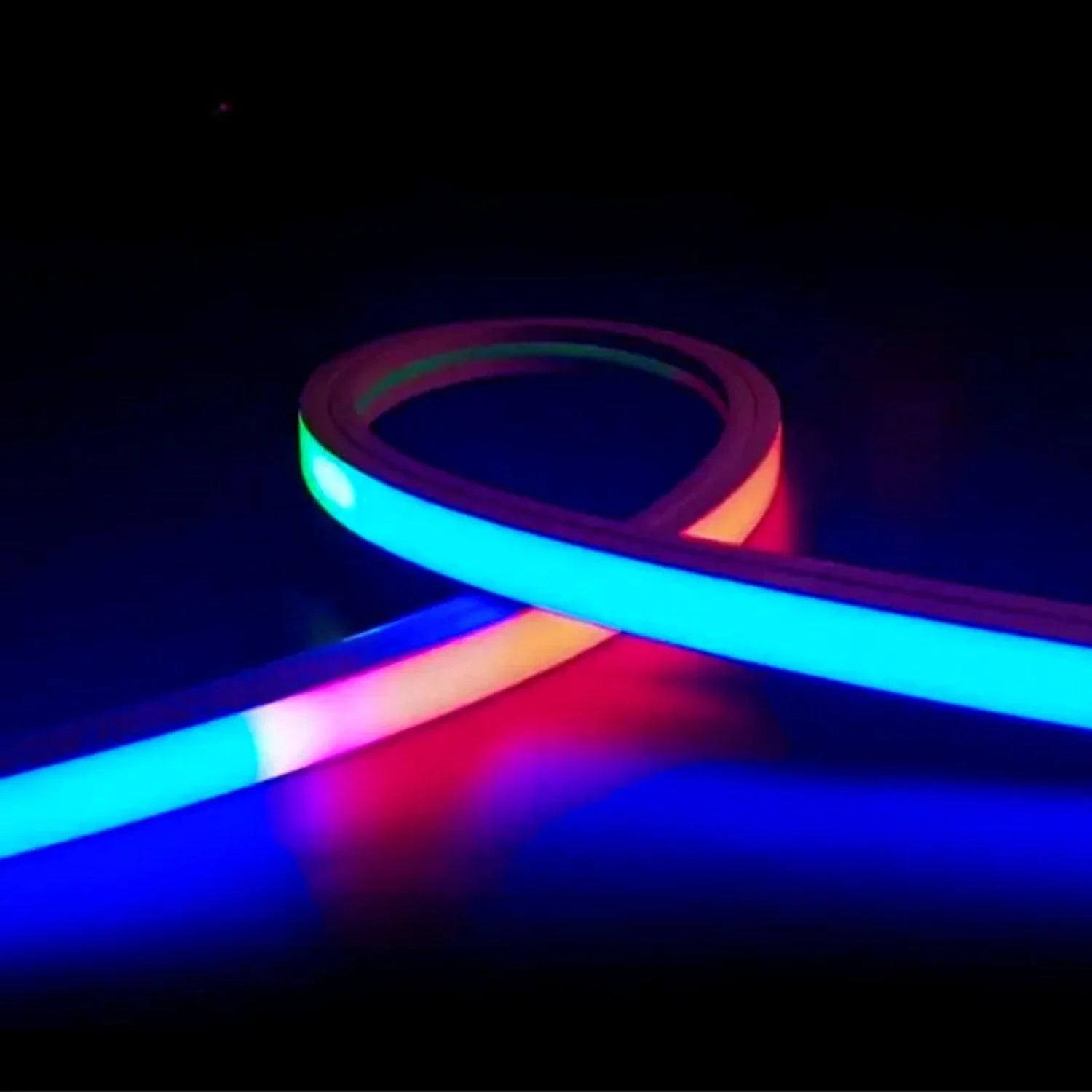 Addressable Digital Pixel RGB Neon Flex 16x16mm WS2811 App Control 10 metre Kit — view 17 — House of LEDs UK
