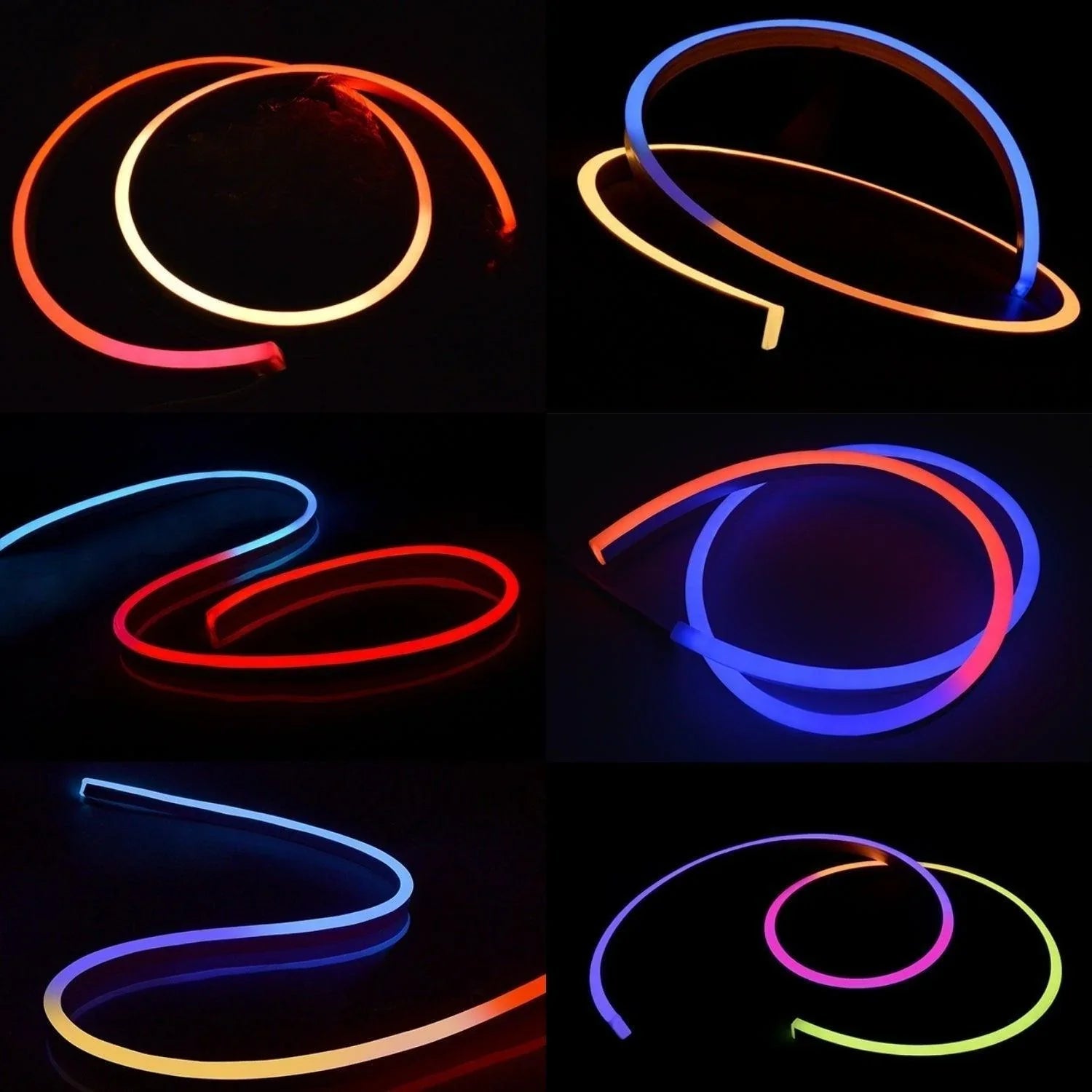 Addressable Digital Pixel RGB Neon Flex 16x16mm WS2811 App Control 10 metre Kit — view 8 — House of LEDs UK